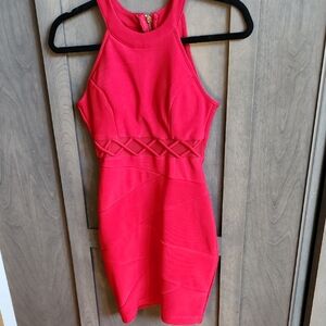 Emerald Sundae Vibrant Red Dress